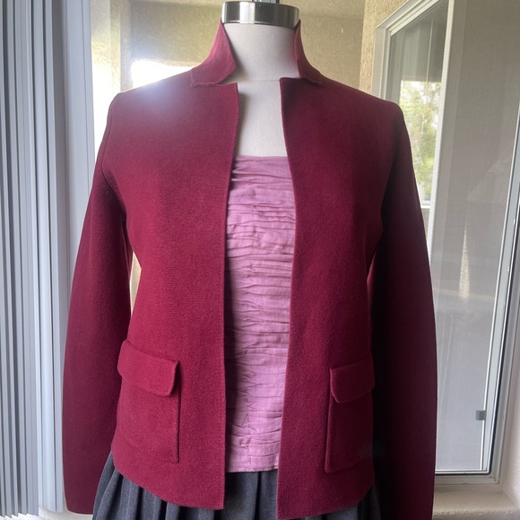 Banana Republic Cropped Heavy Thick Sweater Blazer Size: XS - Picture 13 of 13